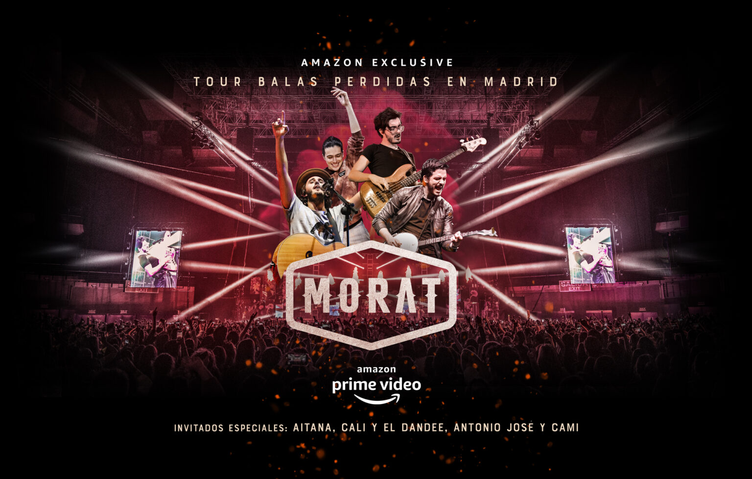 Amazon Prime Video presenta en streaming, Morat en Concierto