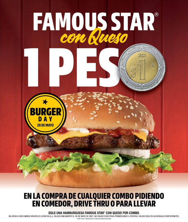 ¡Carl’s Jr. Celebra el Día Mundial de la Hamburguesa! Aventuras Nerd