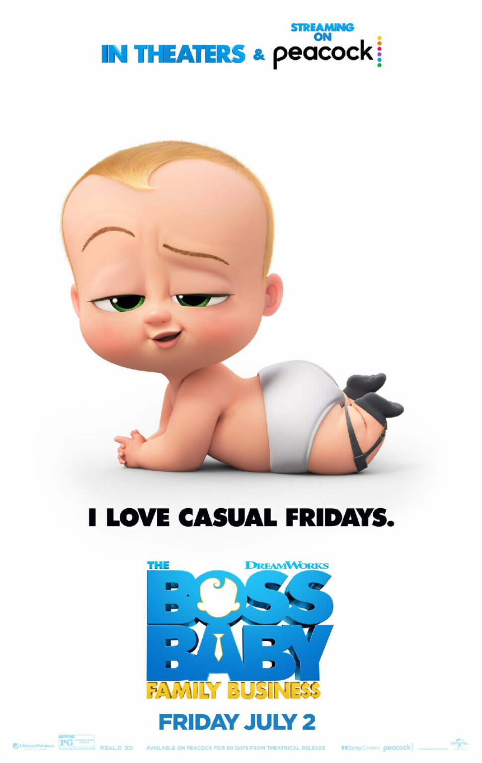 Boss Baby ahora disponible en Peacock Aventuras Nerd