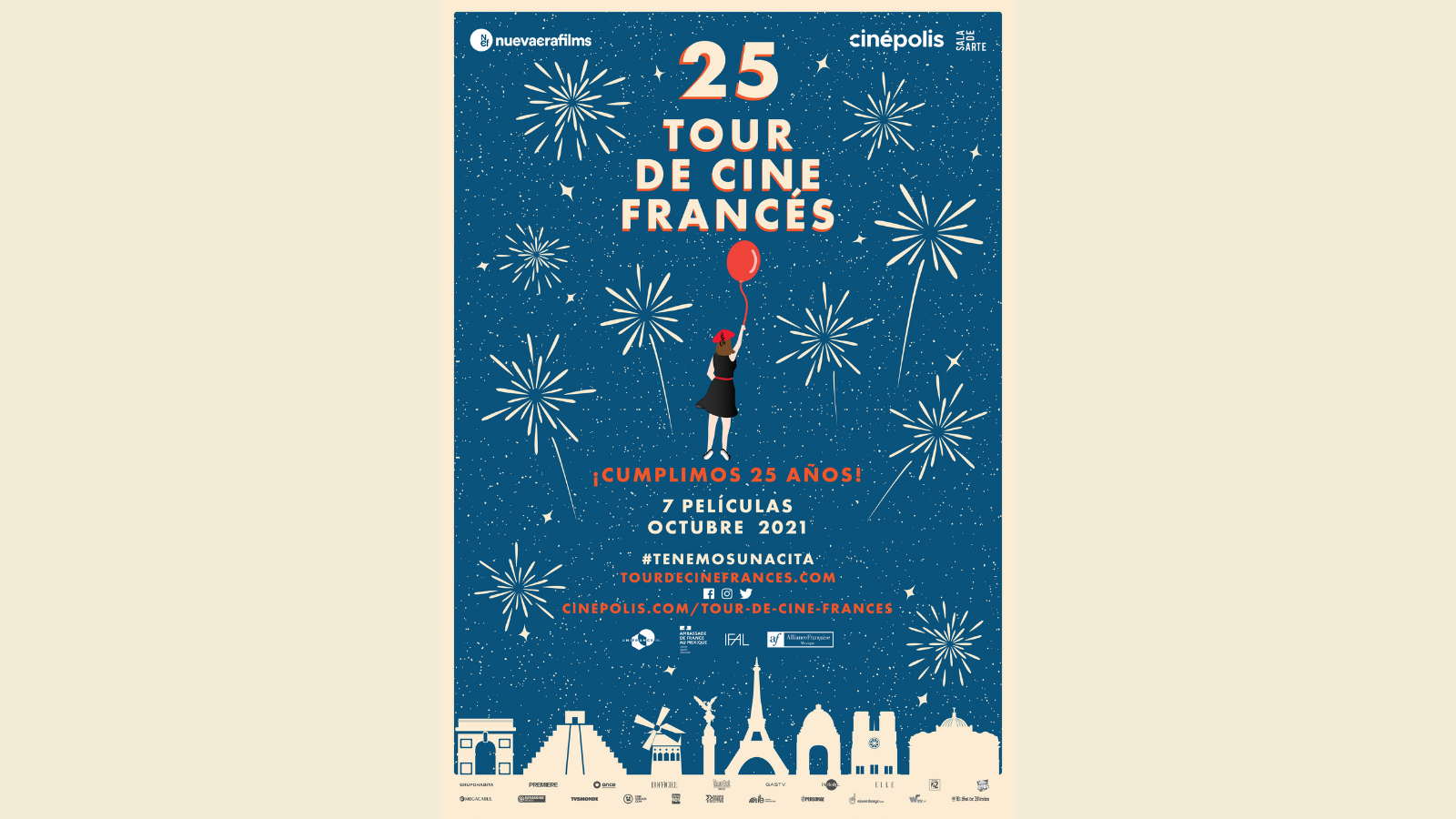 25 Tour de Cine Francés