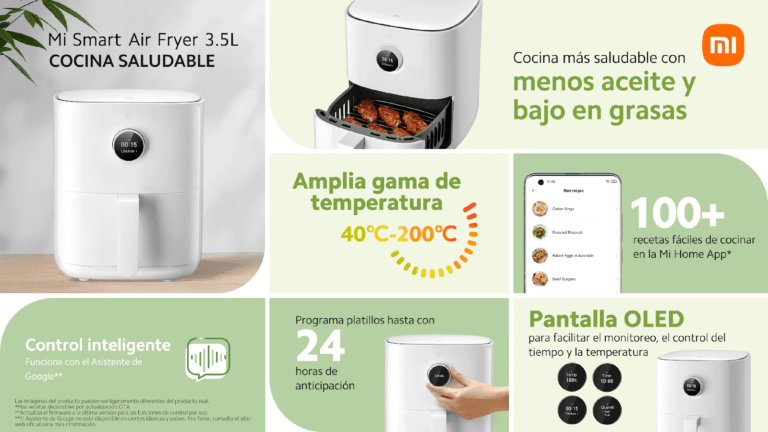Mi Smart Air Fryer de Xiaomi, la nueva forma de cocinar
