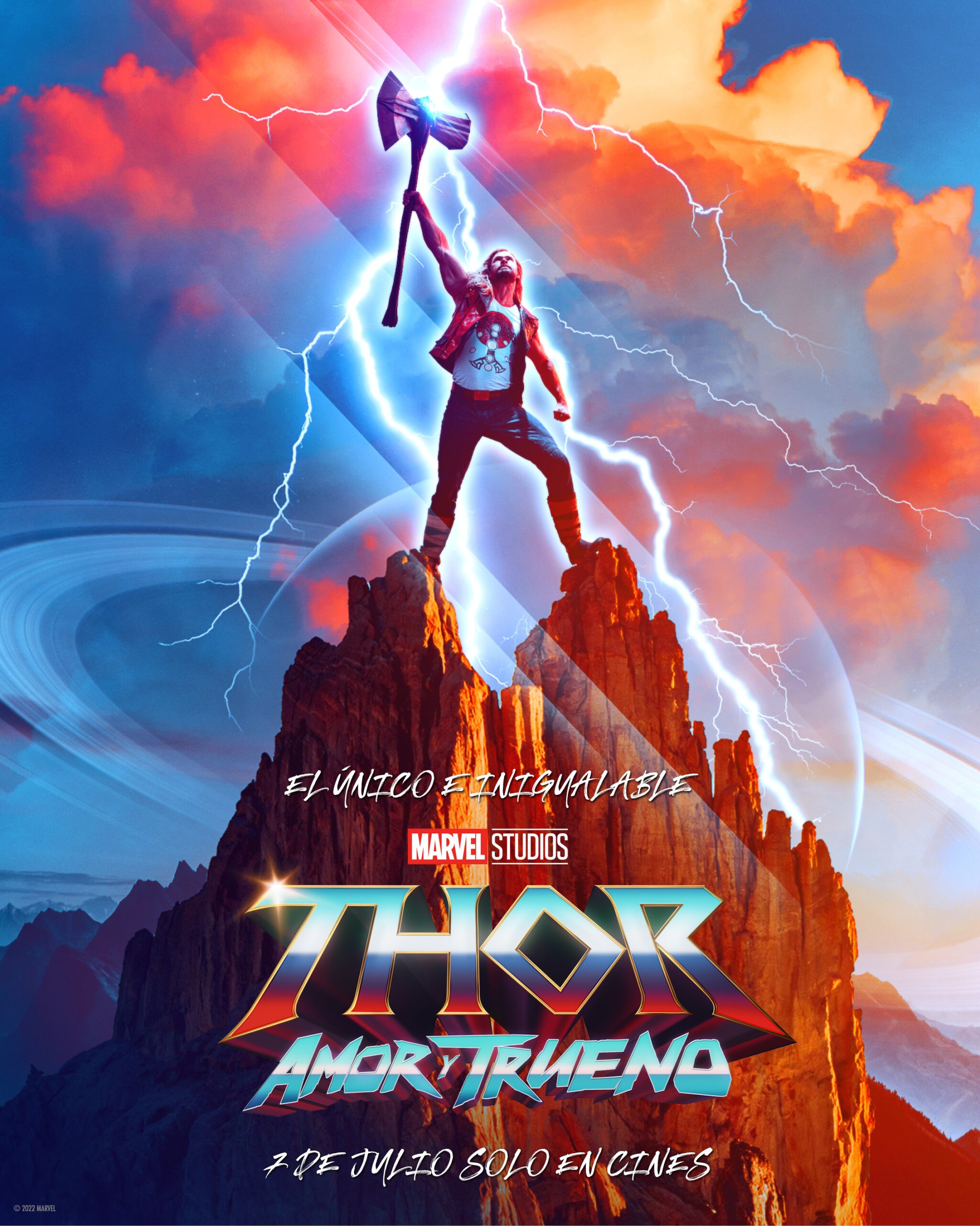 Póster THOR AMOR Y TRUENO