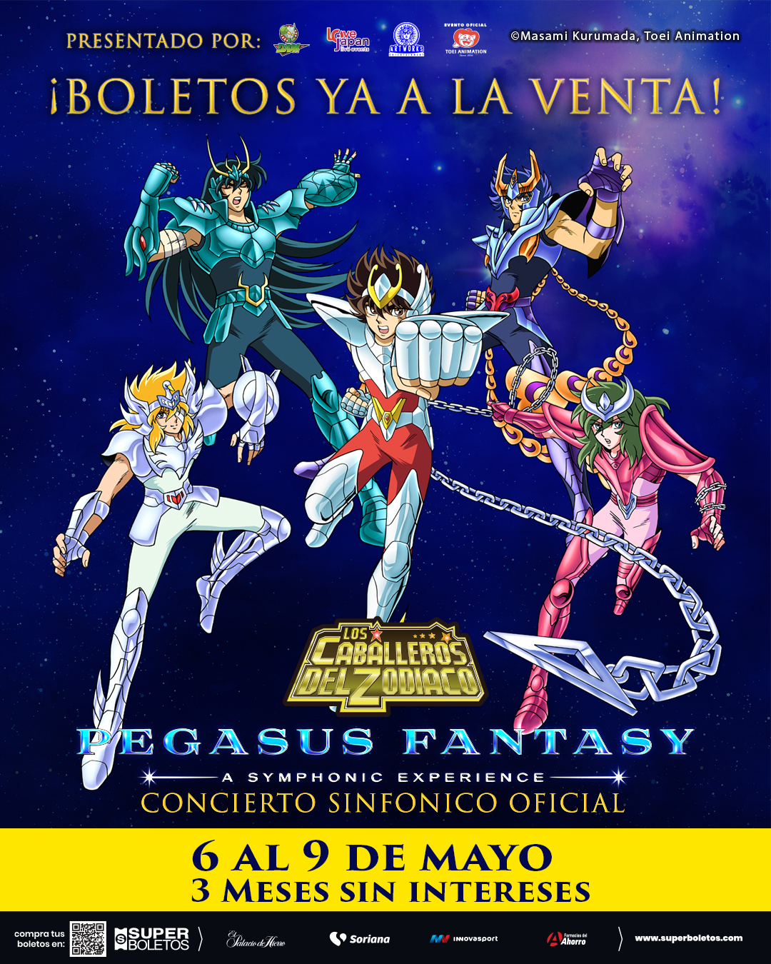 Los Caballeros del Zodiaco: Pegasus Fantasy, A Symphonic Experience