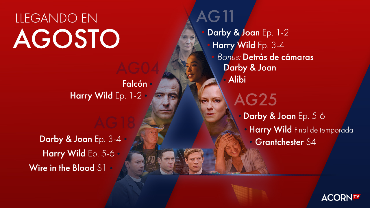 Acorn TV estrenos agosto