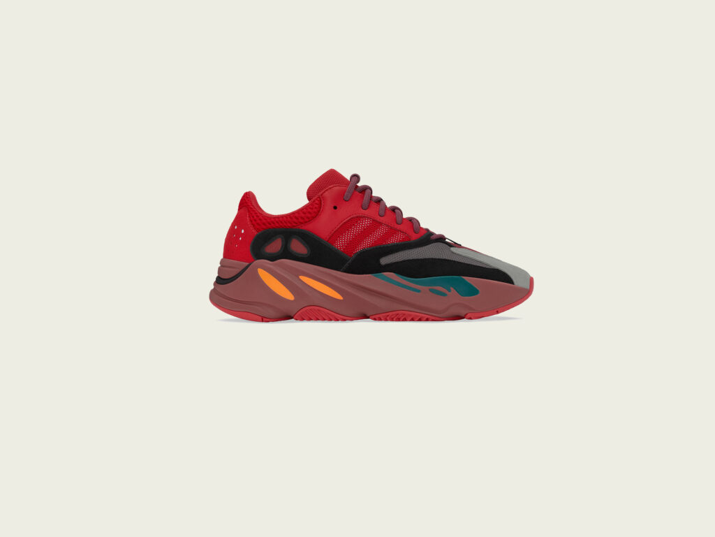 yeezy 700 hi res red