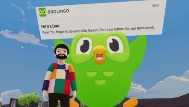 Decentraland y Duolingo