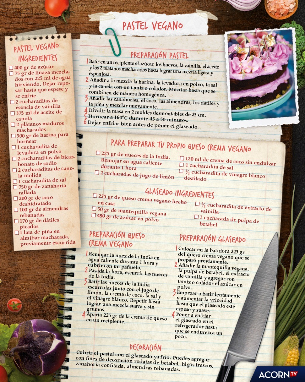 Recipes for Love and Murder_Pastel Vegano