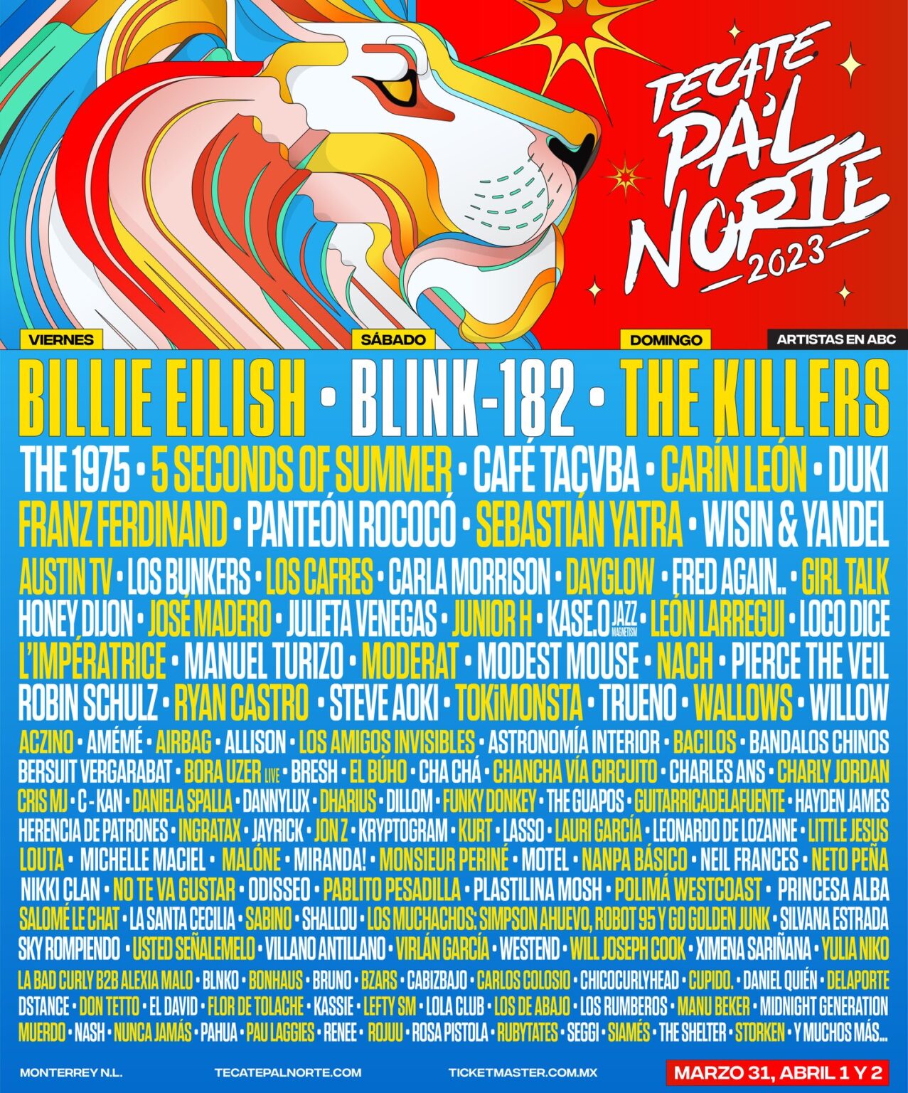 TECATE PAL´ NORTE 2022 llega con un cartel espectacular