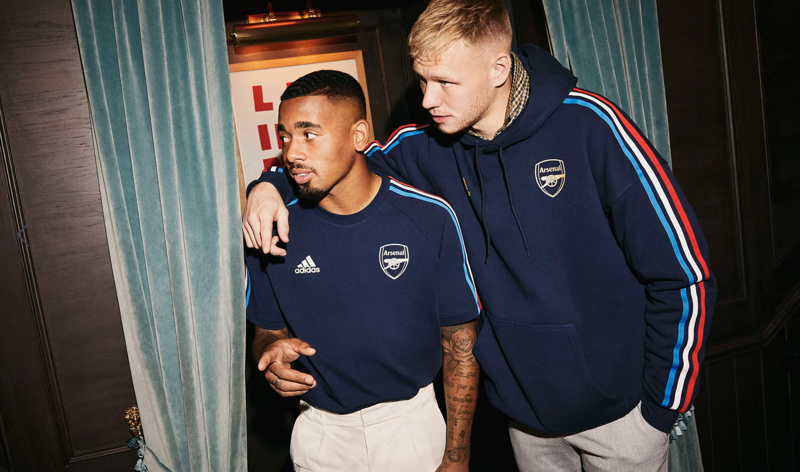 adidas y Arsenal lanzan una colección de ropa