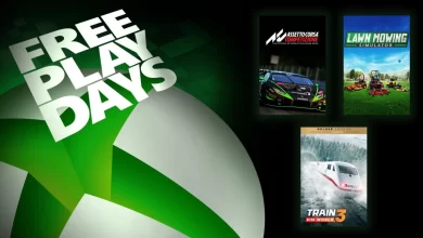 Assetto Corsa Competizione, Lawn Mowing Simulator y Train Sim World 3: Deluxe Edition