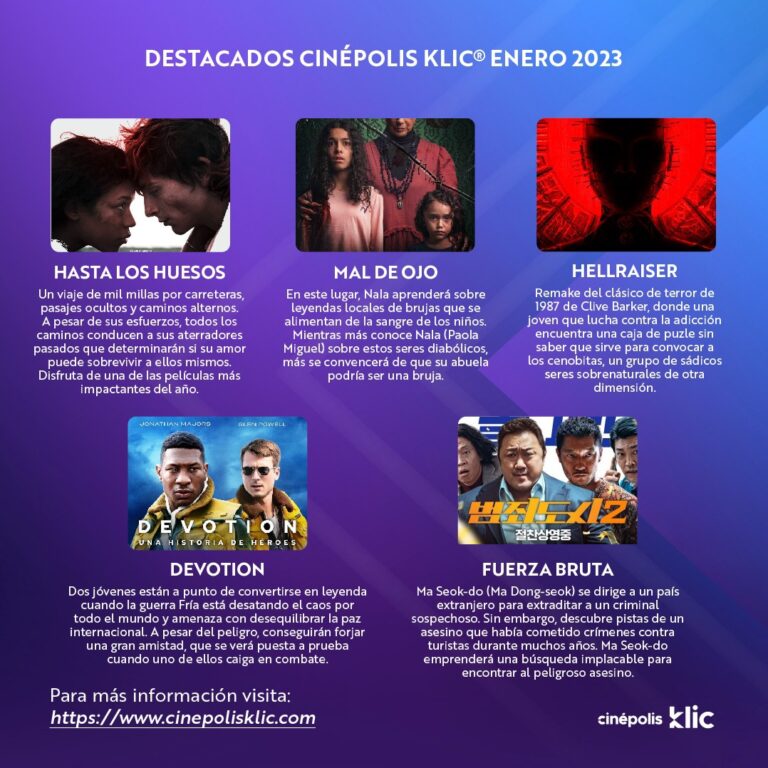Cinépolis Klic inicia 2023 con grandes estrenos y títulos imperdibles