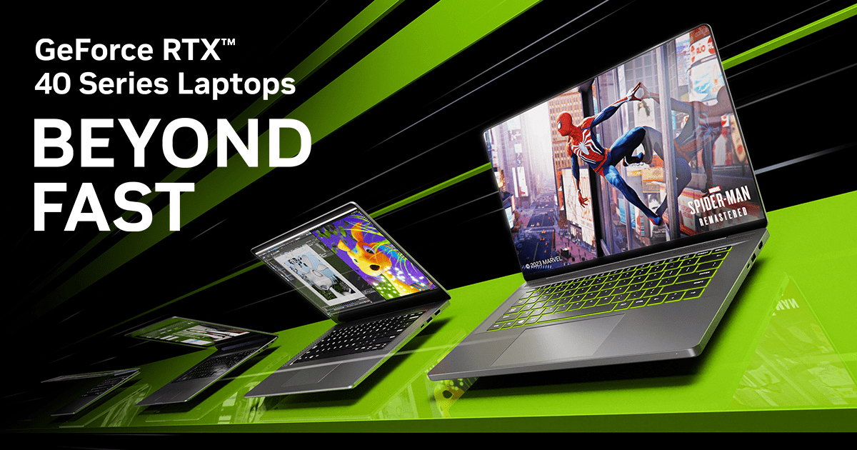 Presentamos las laptops GeForce RTX de la Serie 40