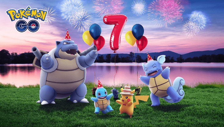 Séptimo aniversario de Pokémon GO