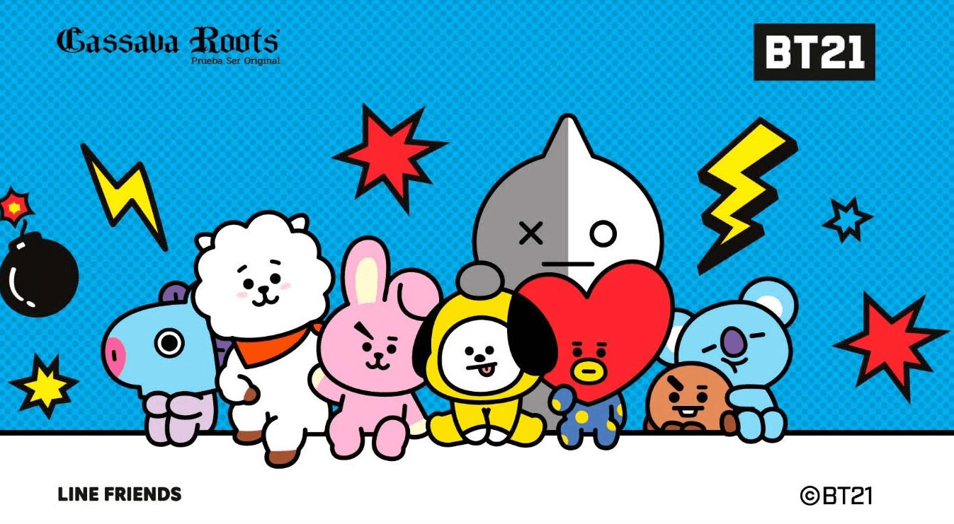 BT21 y Cassava Roots