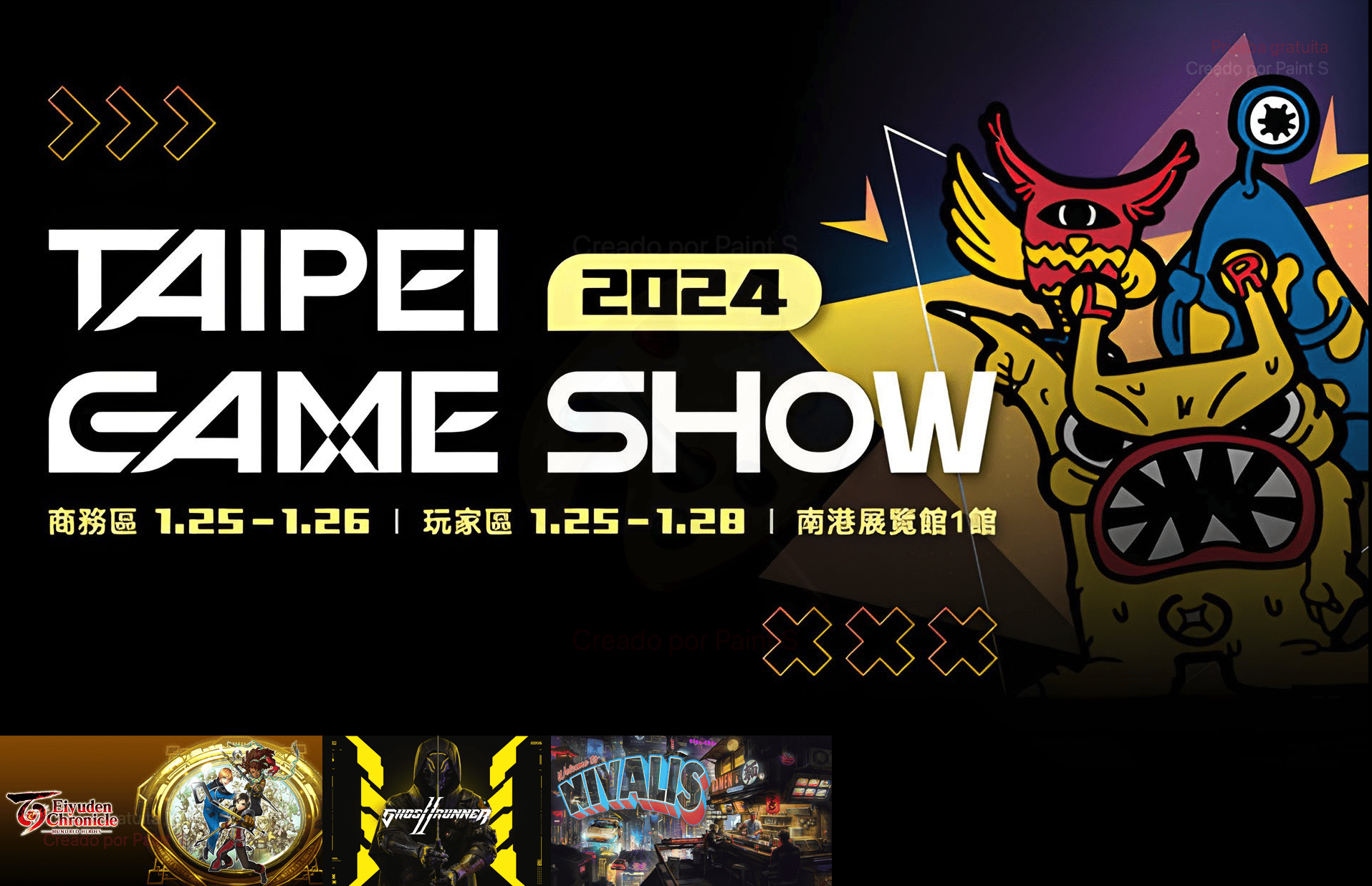 Taipei Game Show 2024 tendrá Eiyuden Chronicle Hundred Heroes, Ghostrunner 2 y Nivalis