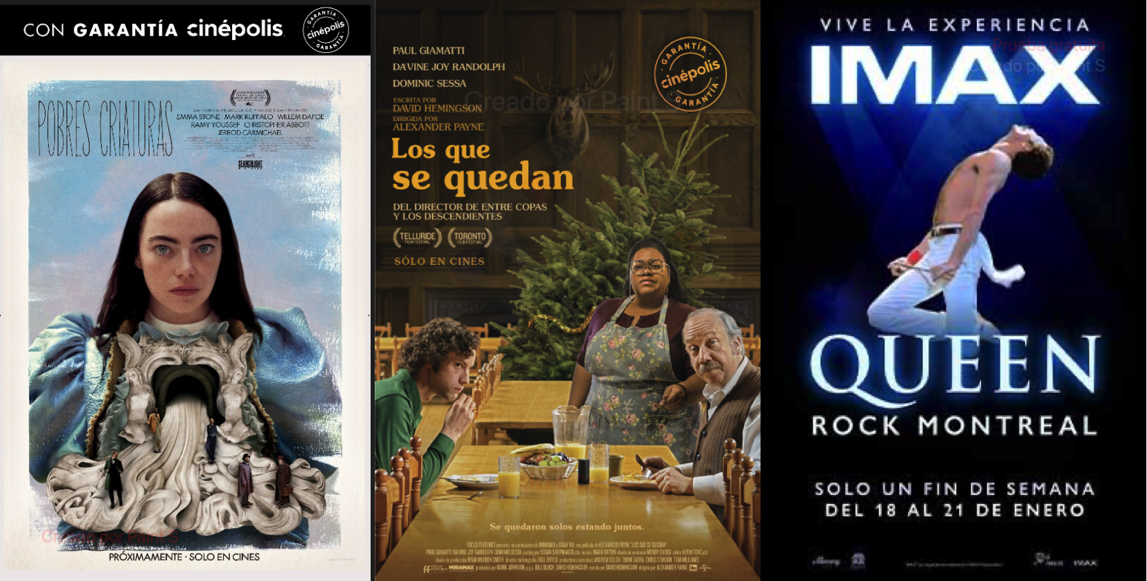 Disfruta grandes estrenos para empezar el año con Cinépolis