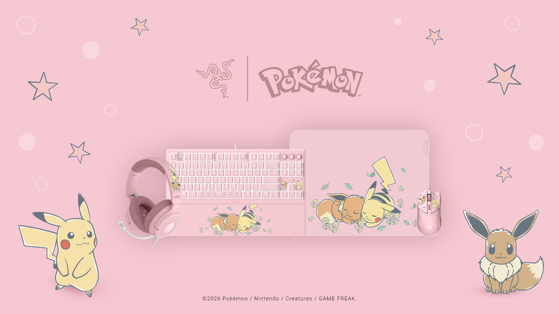 Razer x Pikachu & Eevee